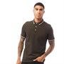 JACK AND JONES Mens Paulos Short Sleeve Polo Forest Night