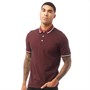 JACK AND JONES Heren Paulos Polo Bordeauxrood