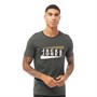 JACK AND JONES Mens Shaun Crew Neck T-Shirt Darkest Spruce