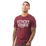 JACK AND JONES Tee-Shirt Hero Homme Bordeaux