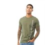 JACK AND JONES Heren Structure T-Shirt Olijfgroen