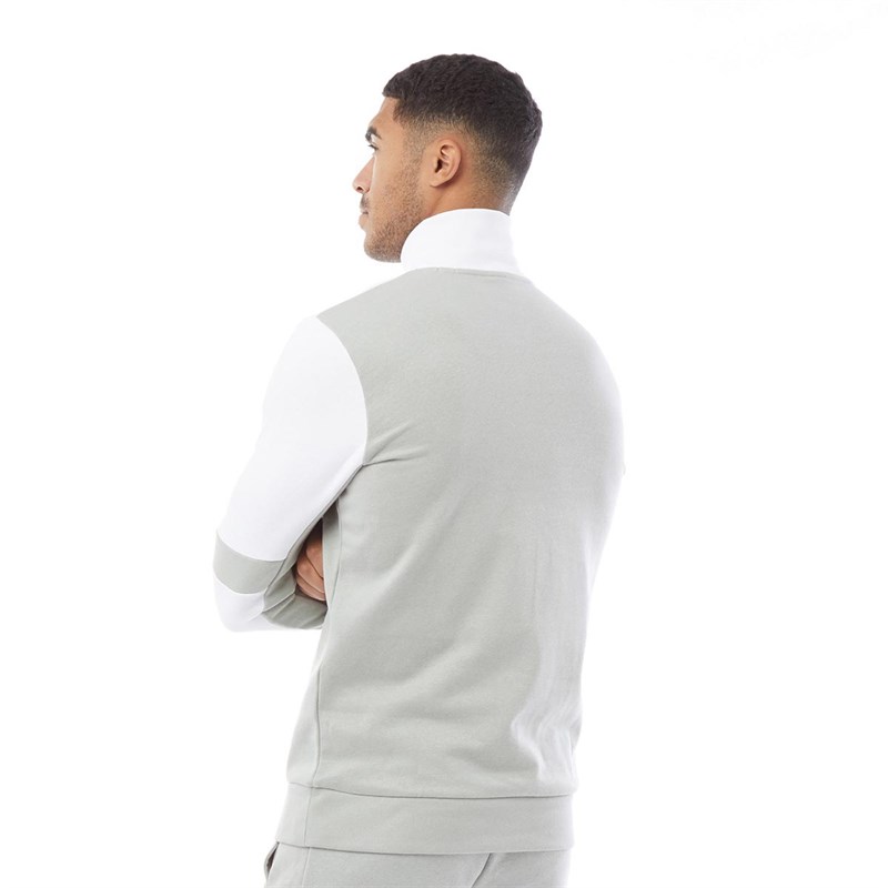 JACK AND JONES Mens Mingus Zip Sweatshirt Drizzle