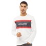 JACK AND JONES Mens Shake Crew Neck Sweatshirt White