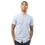 JACK AND JONES Herre Oxford Kortærmet Skjorte Blå