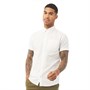 JACK AND JONES Chemise à Manches Courtes Oxford Homme Blanc