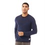 JACK AND JONES Herrer Ben Strik Med Rund Hals Marineblå