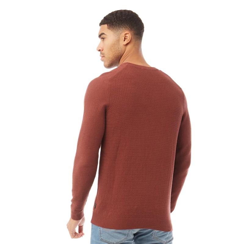 JACK AND JONES Męskie Blaadam Sweter Brązowy