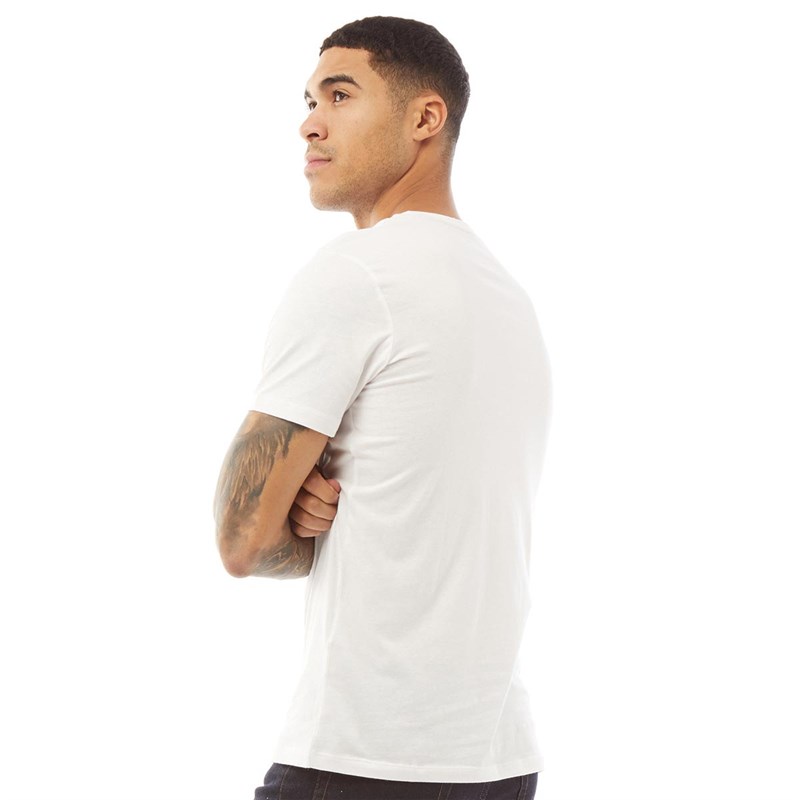 JACK AND JONES Męskie Blubilly Autumn T-Shirt Biały