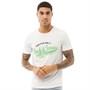 JACK AND JONES Mens Gecko Crew Neck T-Shirt White