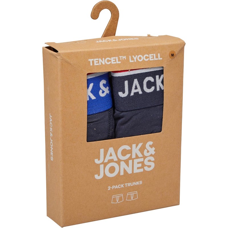 JACK AND JONES Boxer Tencel Homme Bleu Marine