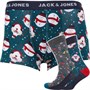 JACK AND JONES Tee-Shirt Large Logo Homme Multicolore