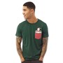 JACK AND JONES Mens Jorxmasgang Pocket Short Sleeve Crew Neck T-Shirt Sea Moss