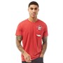 JACK AND JONES Mens Jorxmasgang Pocket Short Sleeve Crew Neck T-Shirt Samba