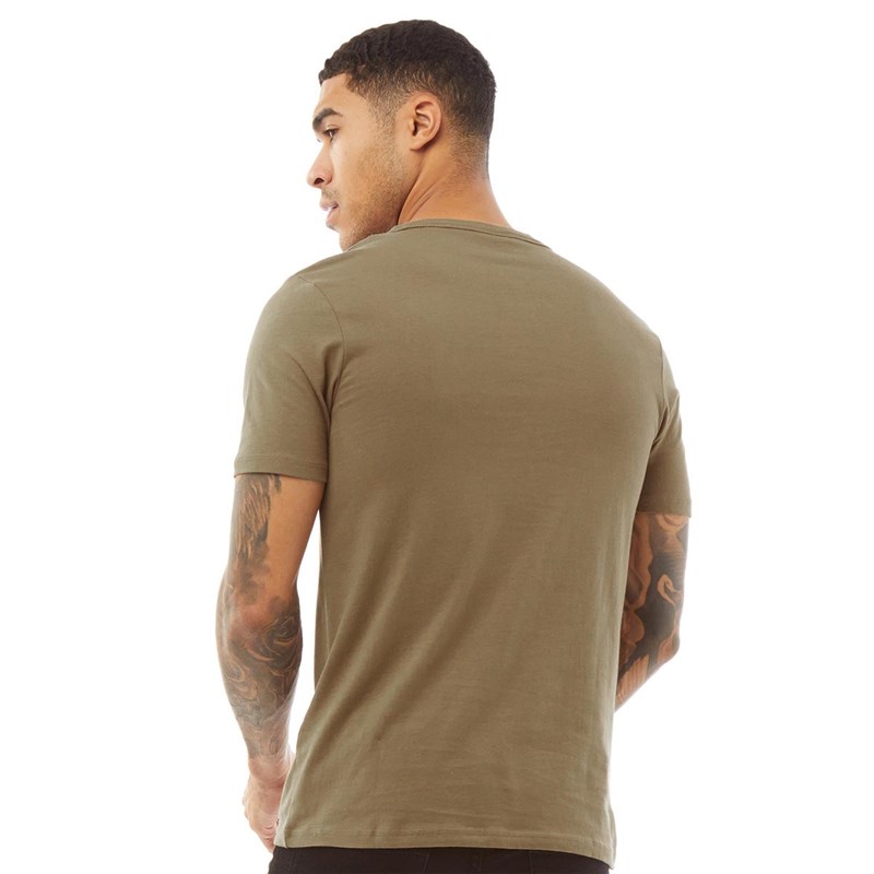 JACK AND JONES Mens Jcostory Short Sleeve Crew Neck T-Shirt Kangaroo