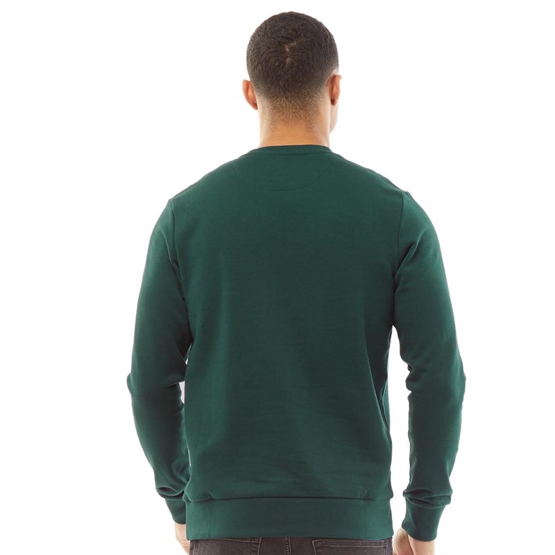 JACK AND JONES Mens Jorxmasgang Crew Neck Sweat Ponderosa Pine