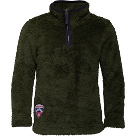 Dudeskin Jongens 14 Teddy Fleece Donkerkaki dudeskin kopen in de aanbieding
