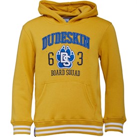 Dudeskin Jongens Hoodie Mosterdgeel dudeskin kopen in de aanbieding