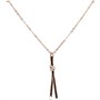 Karen Millen Dames Knot Pendant Sieraden Rose Goud
