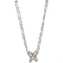 Karen Millen Damen Criss-Cross Schmuck Silber