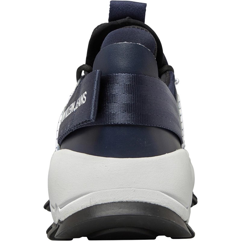 calvin klein navy trainers