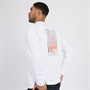 Calvin Klein Jeans Mens Basketball Hoop Sweatshirt Bright White