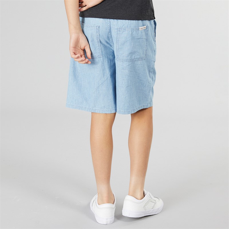 Calvin Klein Jeans Boys Shorts Azure Light