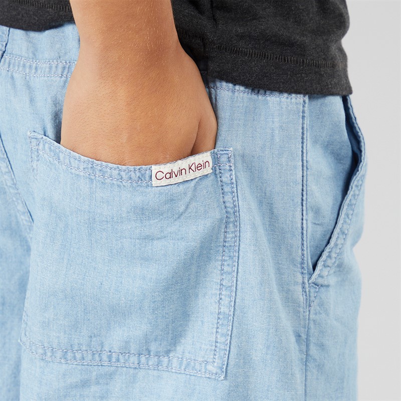 Calvin Klein Jeans Boys Shorts Azure Light