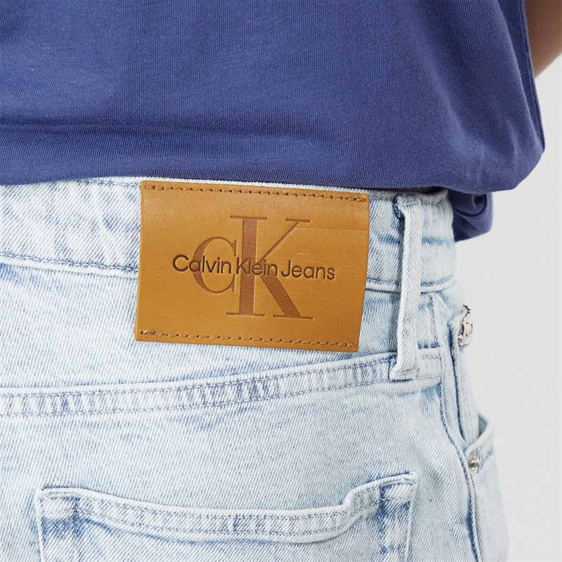 Calvin Klein Jeans Boys Five Pocket Shorts Clean Sky Blue