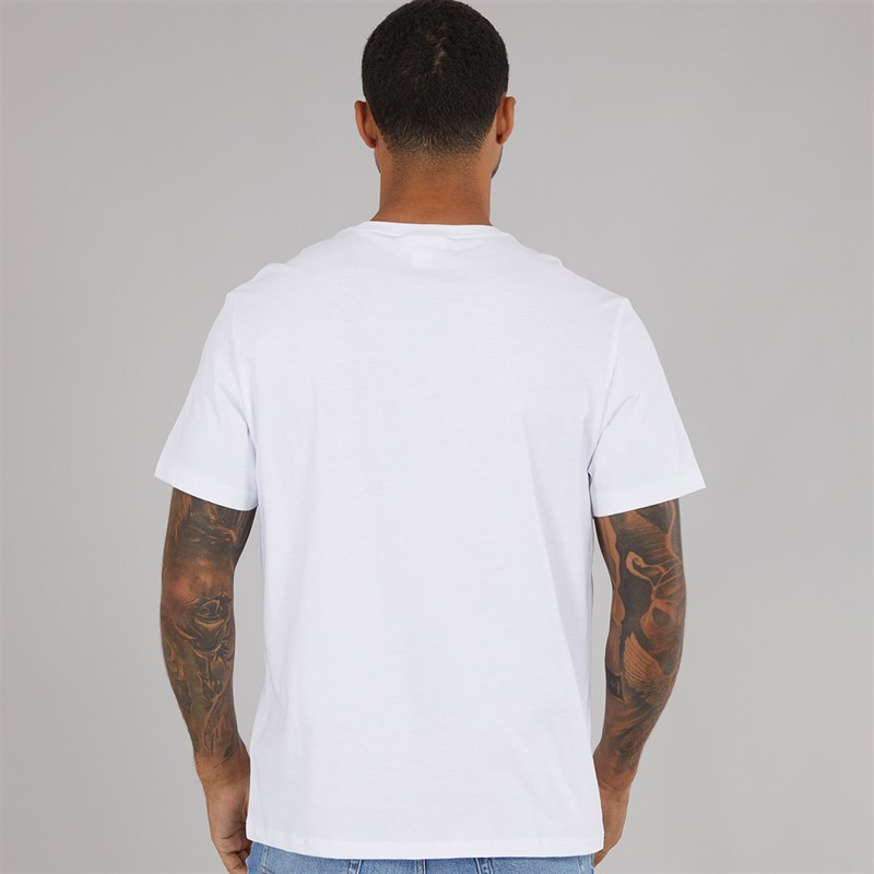 Calvin Klein Jeans Mens Varsity T-Shirt Brilliant White