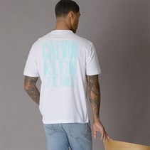 Calvin Klein Jeans Mens Painted T-Shirt Bright White