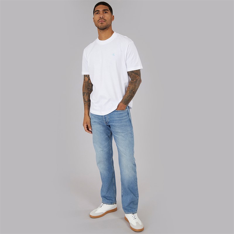 Calvin Klein Jeans Mens Painted T-Shirt Bright White