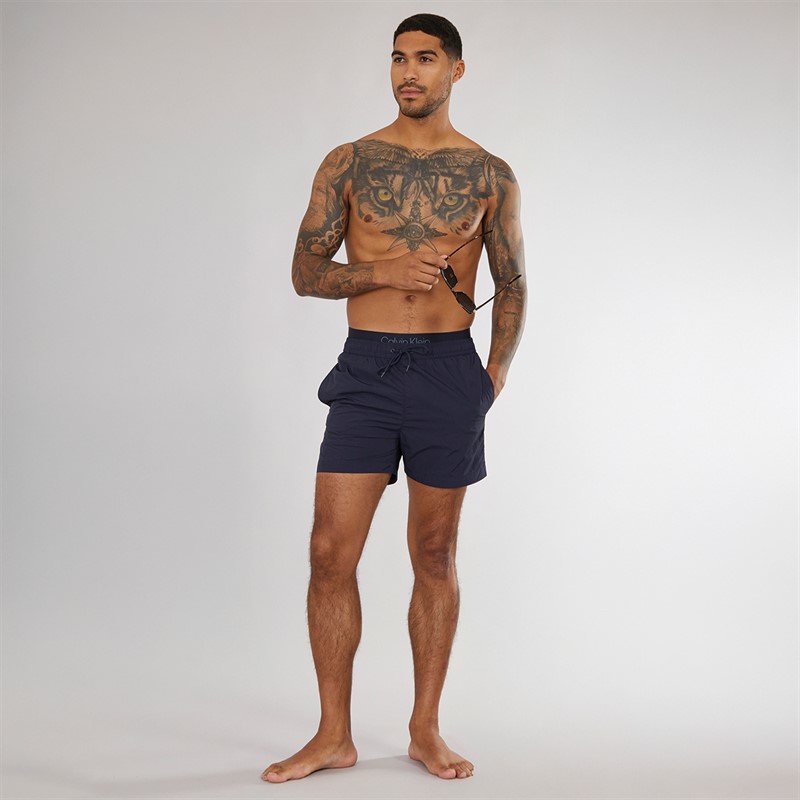 Calvin Klein Jeans Mens Swim Shorts Dark Sapphire
