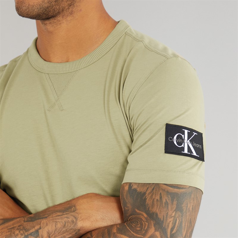 Calvin Klein Jeans Mens Badge Regular T-Shirt Tree House