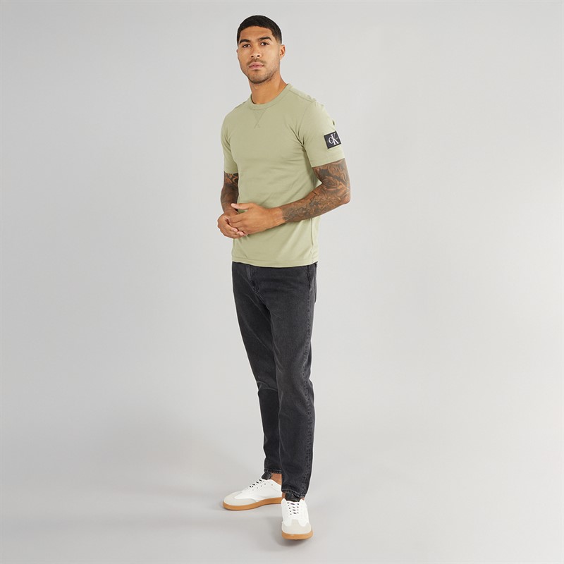 Calvin Klein Jeans Mens Badge Regular T-Shirt Tree House