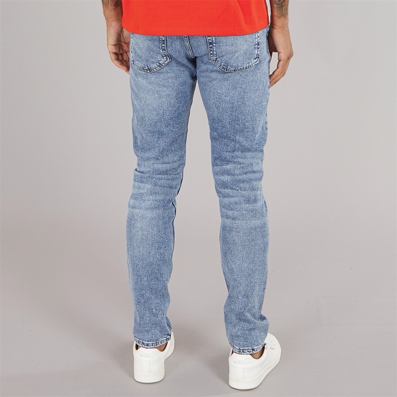 Calvin Klein Jeans Mens Slim Taper Jeans Denim Light