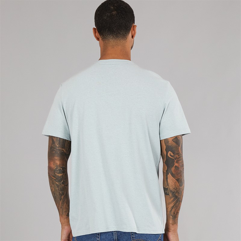 Calvin Klein Jeans Mens Hemp Jersey T-Shirt Puritan Gray