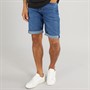 Calvin Klein Jeans Mens Slim Fit Shorts Denim Dark