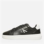 Calvin Klein Jeans Mens Chunky Cupsole Mono Trainers Black/Bright White