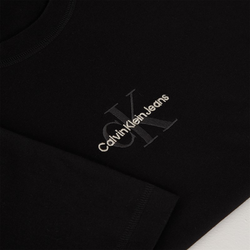 Calvin Klein Jeans Mens Monologo T-Shirt CK Black