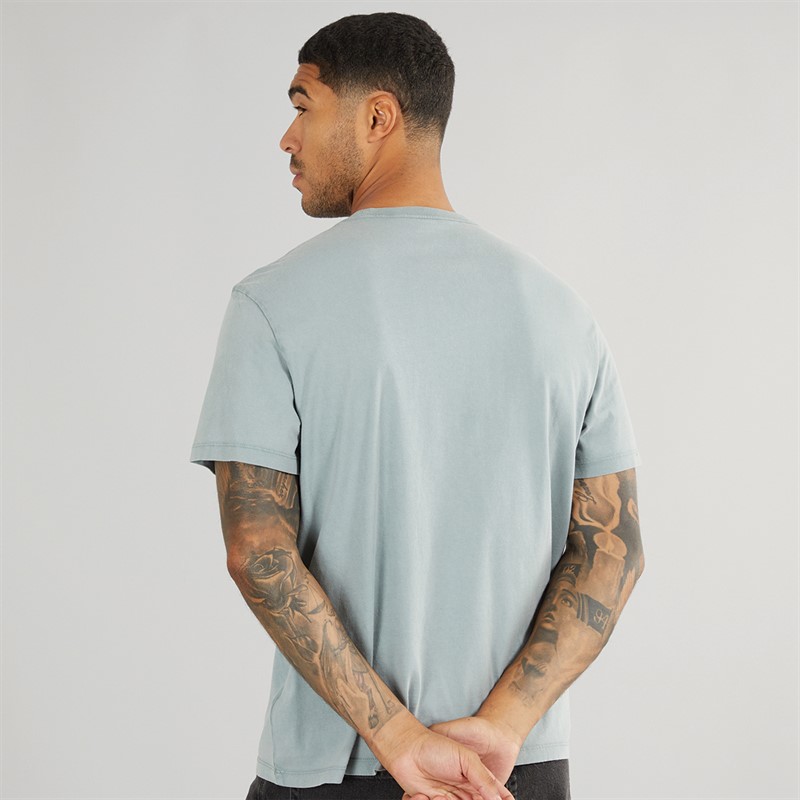 Calvin Klein Jeans Mens Acid Wash T-Shirt Trooper