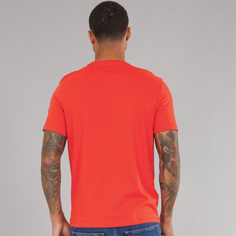 Calvin Klein Jeans Mens Hero Monologo T-Shirt Red Alert