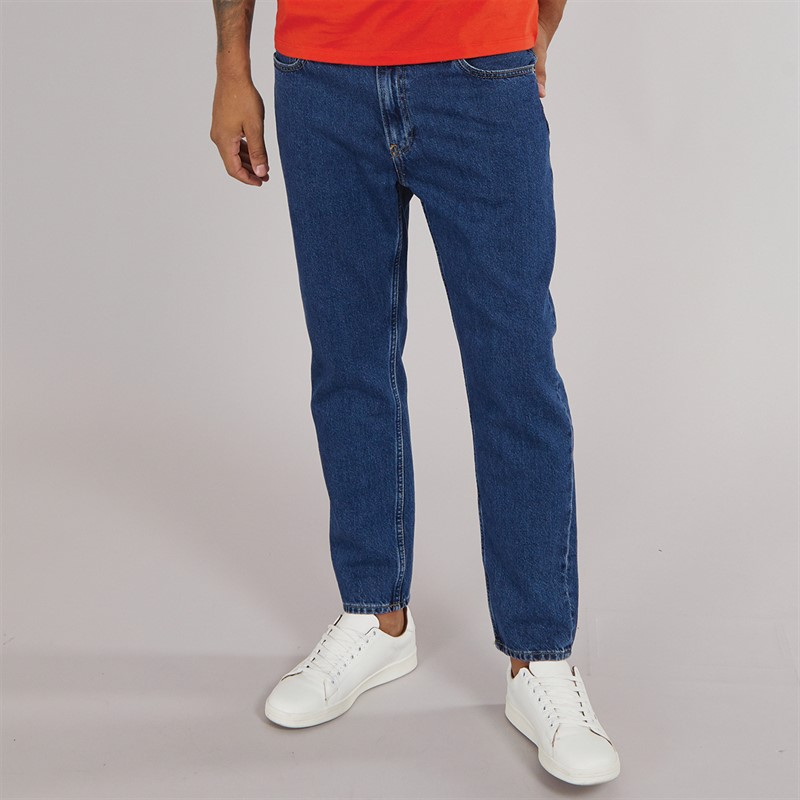 Calvin Klein Jeans Mens Dad Jeans Denim Dark - Size 36