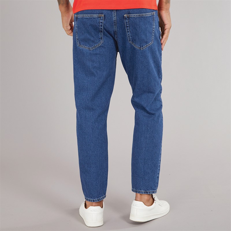 Calvin Klein Jeans Mens Dad Jeans Denim Dark
