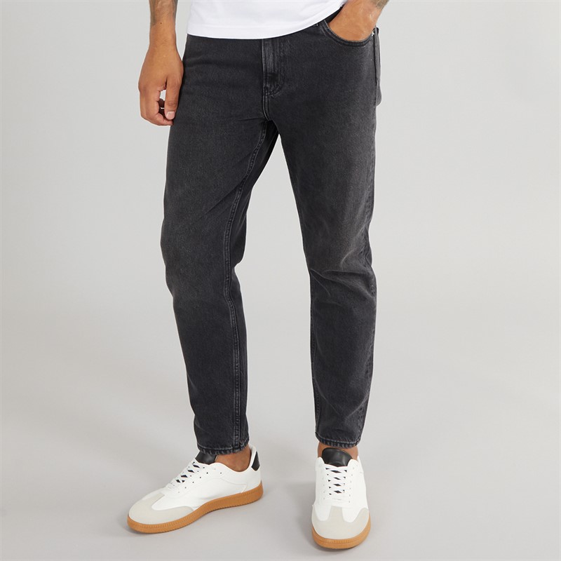 Calvin Klein Jeans Mens Dad Jeans Denim Black - Size 36