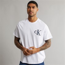 Calvin Klein Jeans Mens Varsity T-Shirt Brilliant White