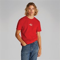 Calvin Klein Jeans T-shirt Monologo Homme Deep Magma
