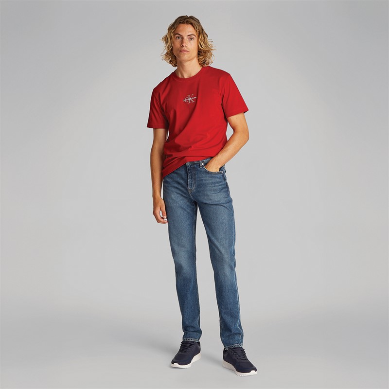 Calvin Klein Jeans T-shirt Monologo Homme Deep Magma