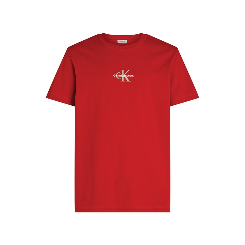 Calvin Klein Jeans T-shirt Monologo Homme Deep Magma