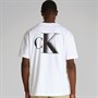 Calvin Klein Jeans T-shirt Homme Audacieux Blanc Éclatant