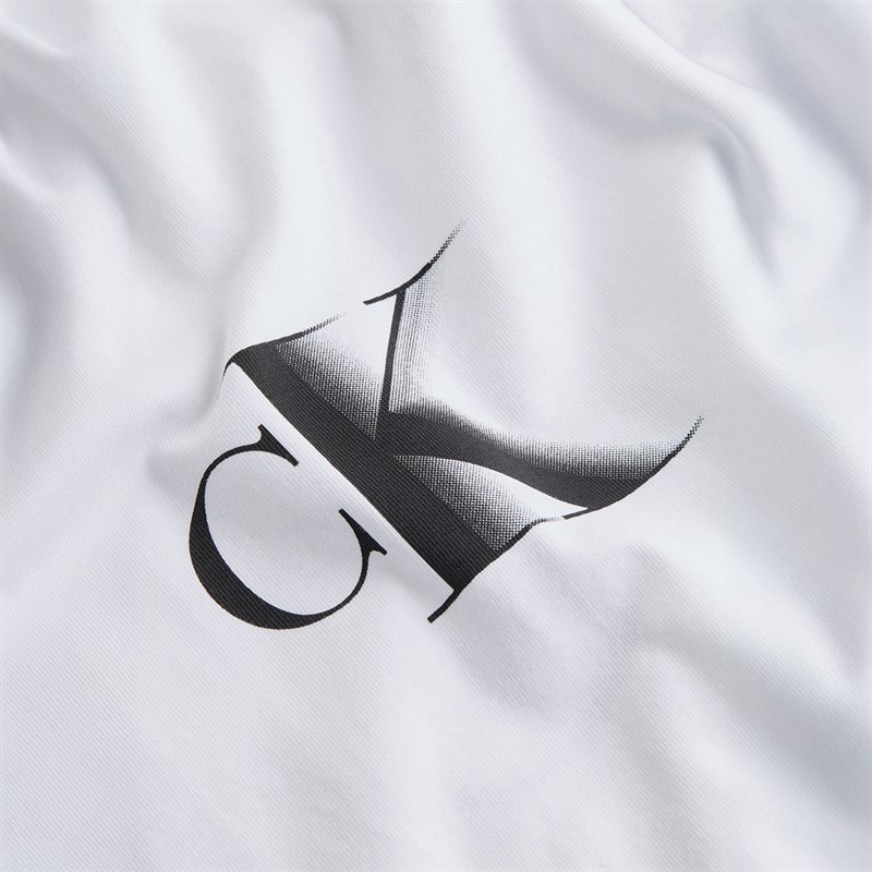 Calvin Klein Jeans T-shirt Homme Audacieux Blanc Éclatant